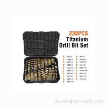 Titanium Drill Bit Kit Set für Metall